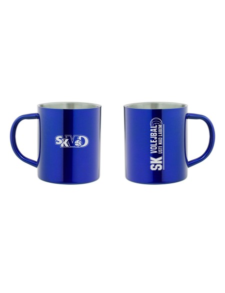Termohrnek modrý 300 ml s logem SKVD