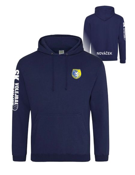 Mikina unisex klokanka (přes hlavu) SKVD