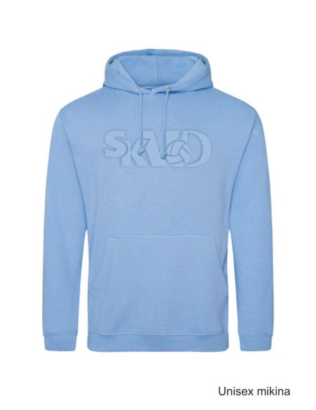 Mikina volnočasová s 3D výšivkou na hrudníku SKVD