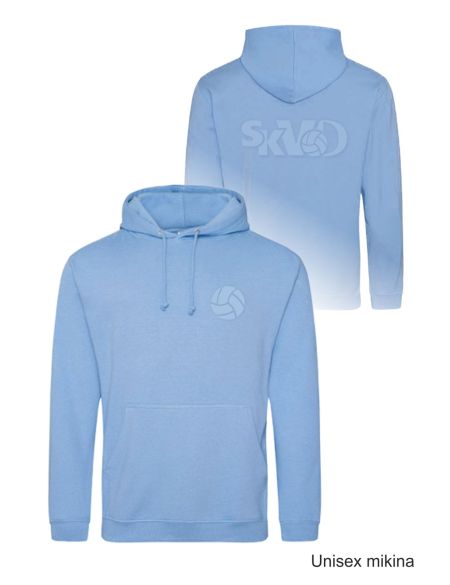 Mikina volnočasová s 3D výšivkou levé prso a záda SKVD