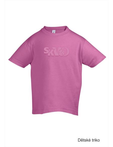 Tričko dětské s 3D výšivkou