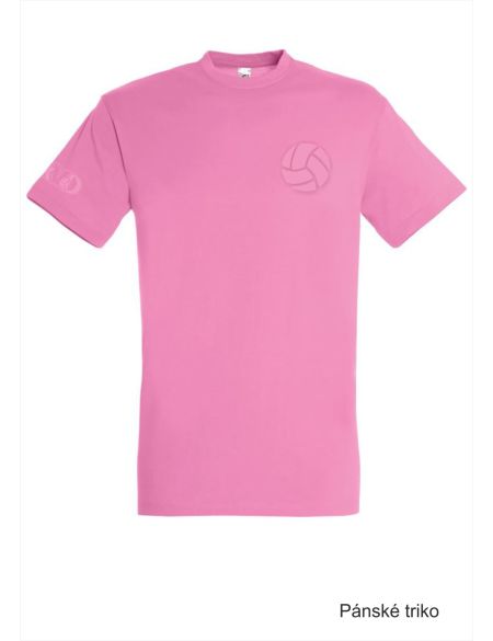 Tričko volnočasové pánské s 3D výšivkou balónu