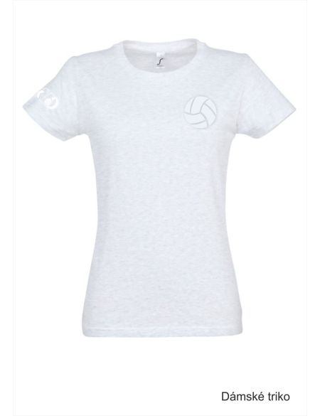 Tričko volnočasové dámské s 3D výšivkou balónu