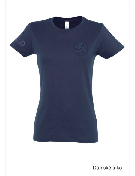 Tričko volnočasové dámské s 3D výšivkou balónu