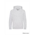 Mikina volnočasová s 3D výšivkou na hrudníku SKVD šedá světlá vel. S