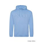 Mikina volnočasová s 3D výšivkou na hrudníku SKVD cornflower blue vel. S