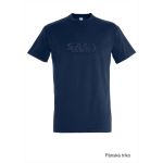 Tričko pánské s 3D výšivkou SKVD french navy vel.3XL
