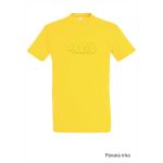 Tričko pánské s 3D výšivkou SKVD gold vel.S