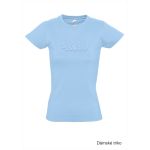 Tričko dámské s 3D výšivkou SKVD blue sky vel.M