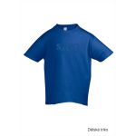 Tričko dětské s 3D výšivkou SKVD royal blue 12 let