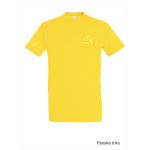 Tričko volnočasové pánské s 3D výšivkou balónu SKVD gold vel. XL