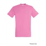 Tričko volnočasové pánské s 3D výšivkou balónu SKVD orchid pink vel. S