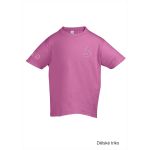 Tričko volnočasové dětské s 3D výšivkou balónu SKVD orchid pink 8 let