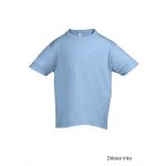 Tričko volnočasové dětské s 3D výšivkou balónu SKVD sky blue 6 let